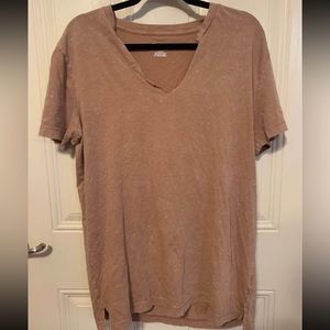 PINK brown tee